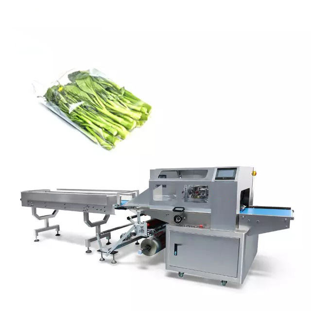 Машина за опаковане на зеленчуци с възглавници